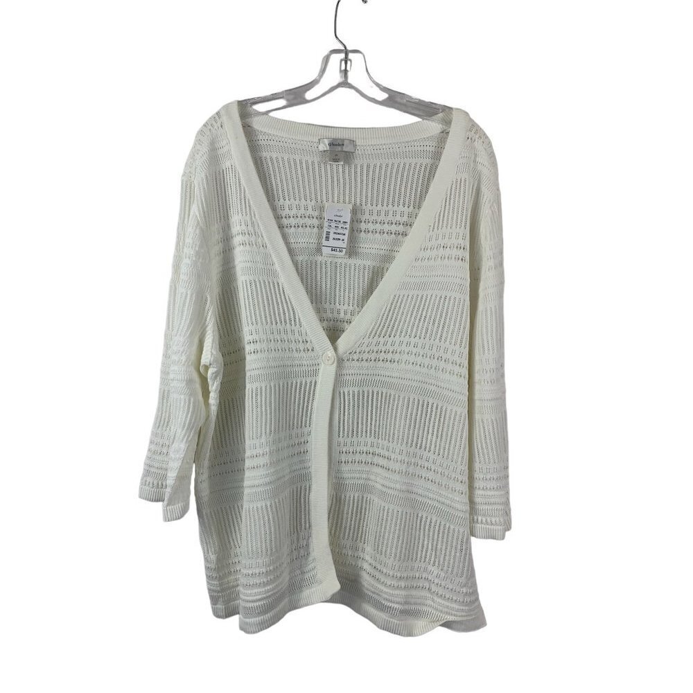 CJ Banks Women's Knitted Casual Cardigan